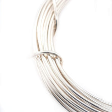 Load image into Gallery viewer, 5FT Polished 925 Sterling Silver Wire, Round Shape - Ideal for Jewelry Making