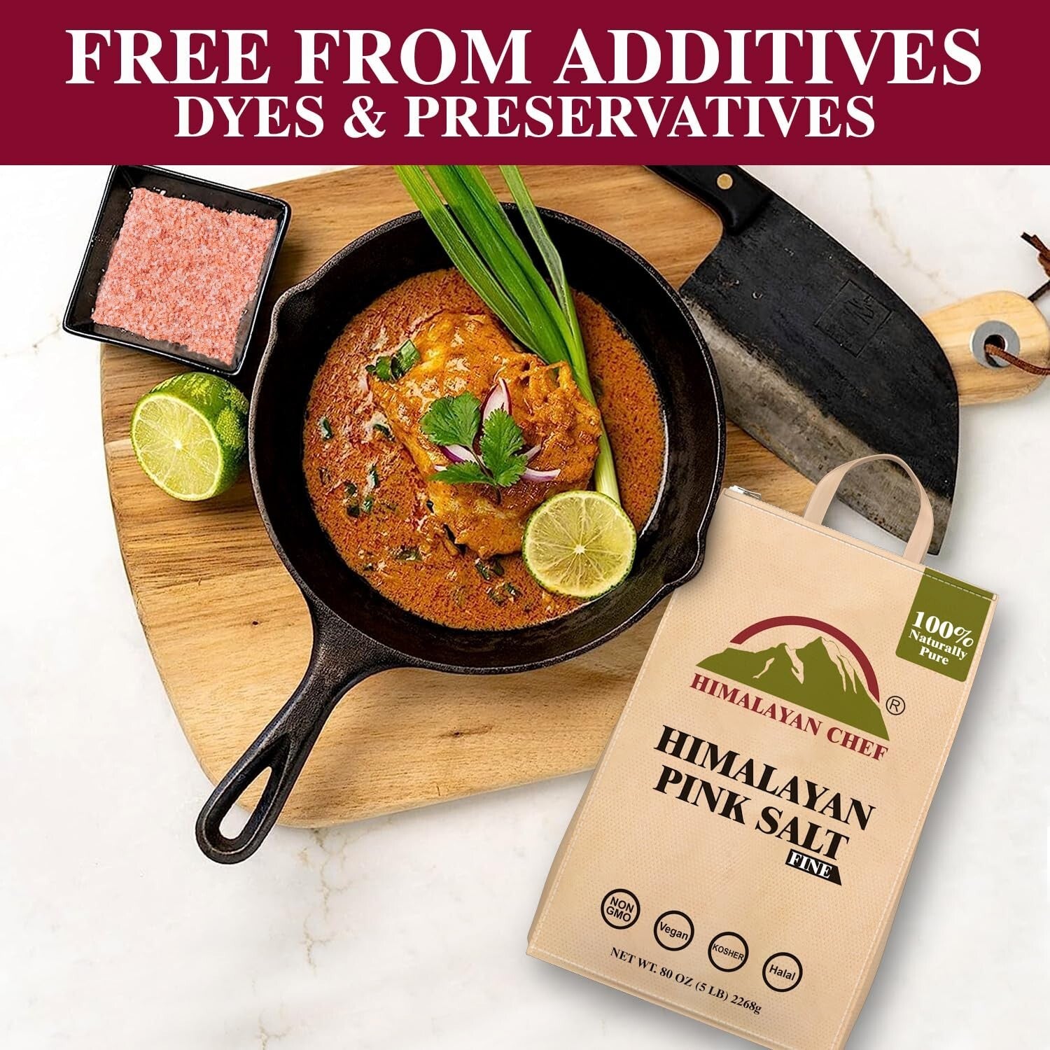 Fine Grain Pink Himalayan Salt 10 lbs - 100% Pure, Natural, and Ethically Sou...