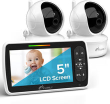 Load image into Gallery viewer, Hacking-Proof Baby Monitor with Night Vision, Camera &amp; Soothing Lullabies