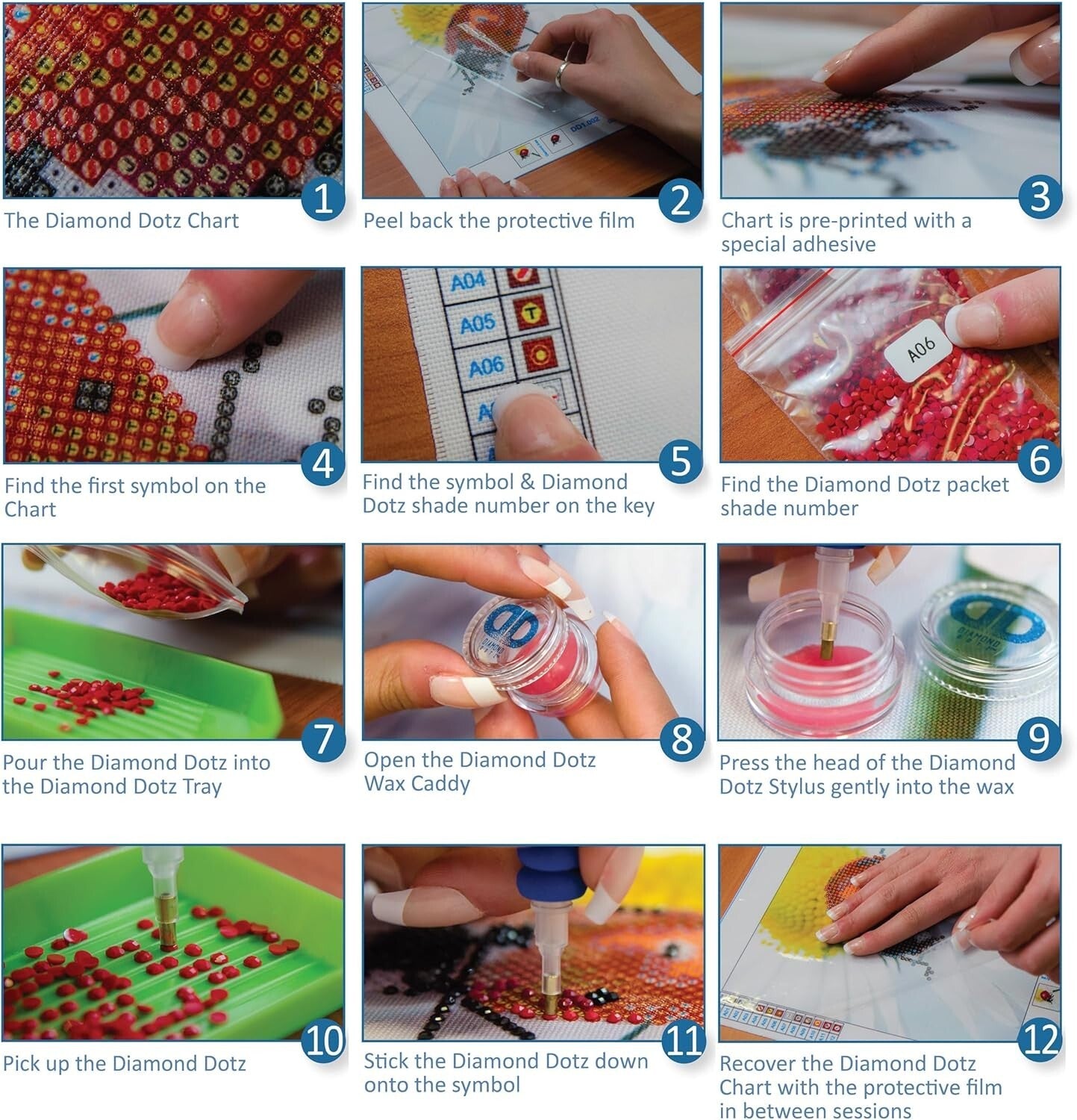 Diamond Painting Kit - Create Van Gogh's Starry Night Over the Rhône Masterpiece