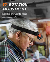 Load image into Gallery viewer, Versatile 2-Pack LED Headlights with Motion Sensor &amp; Stepless Brightness Control