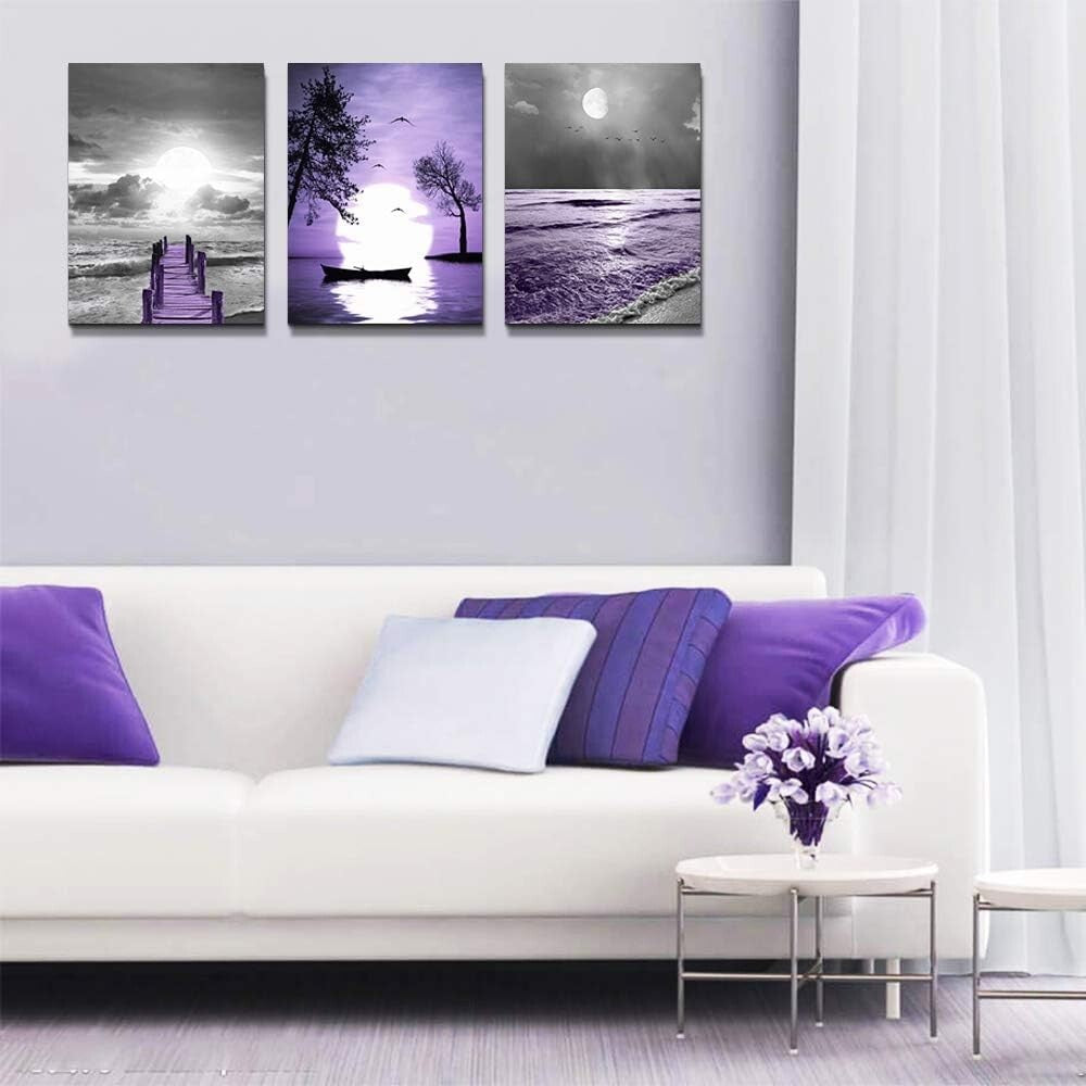 Captivating Black and White Sunflower Canvas Art - Ideal Home Decoration Set