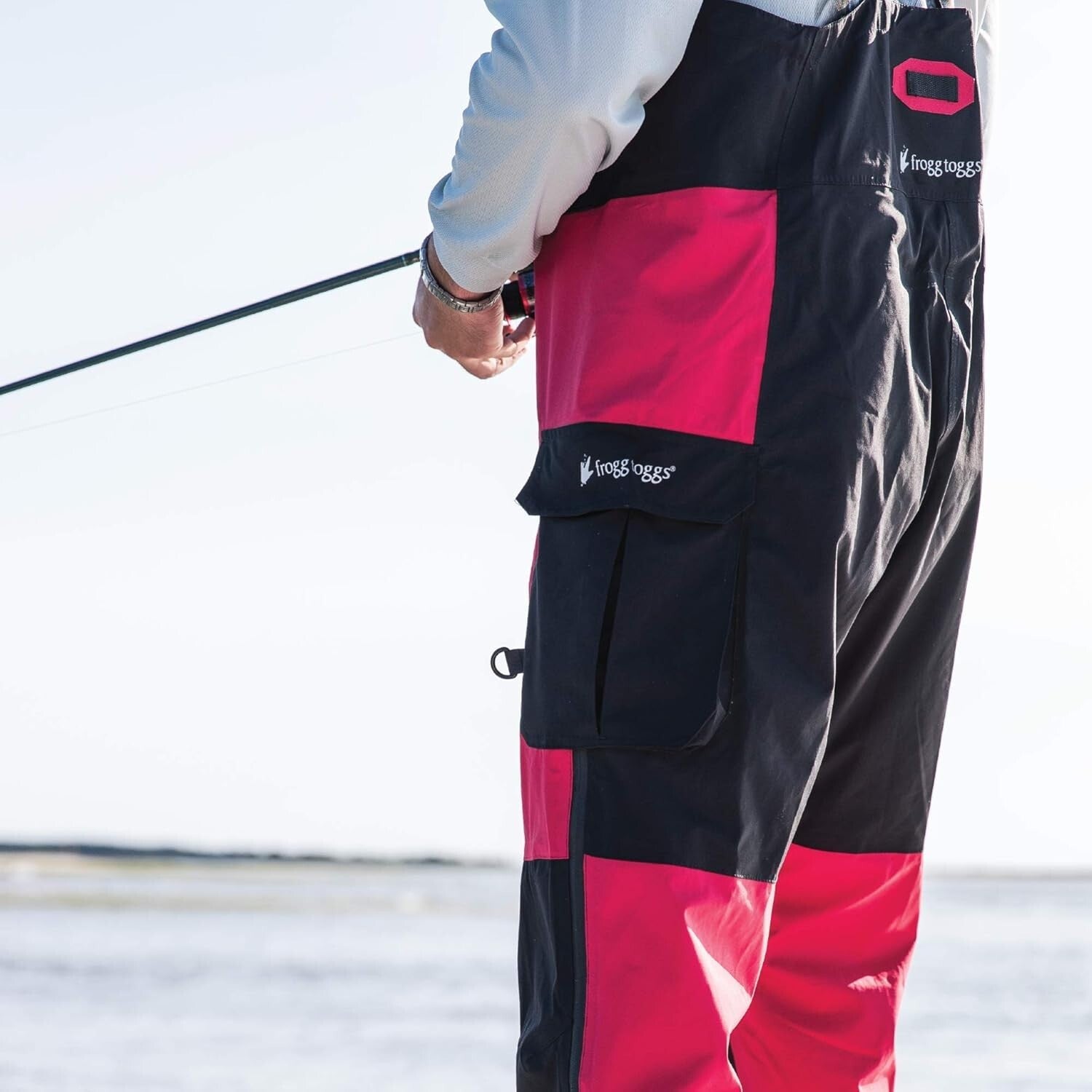 Men's Quick-Access Pilot Rain Bib with Zip Pockets - Fishing & Hunting Essential
