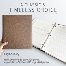 Load image into Gallery viewer, Handcrafted Acadia Green Photo Album - Premium Storage for Cherished Memories