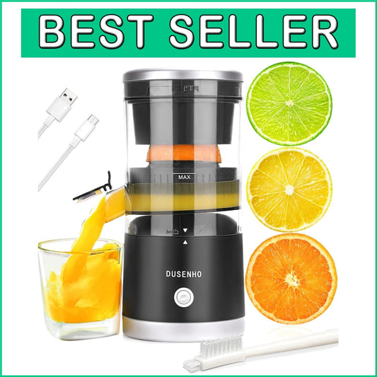 Easy Clean Citrus Juicer - Portable Rechargeable Juicer for Oranges & Lemons