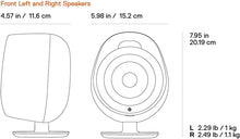 Load image into Gallery viewer, Arena 3 4-Inch Gaming Speakers - Superior Audio with Adjustable Stand &amp; Controls