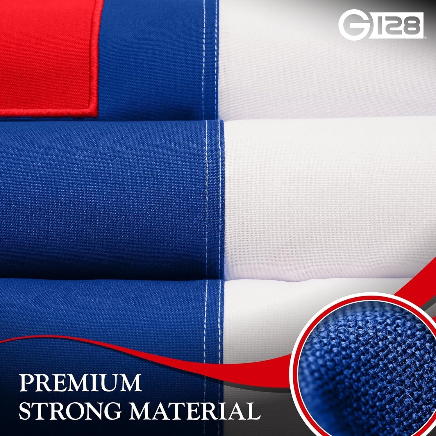 Embroidered 6x10 Ft Christian Flag | Tough Spun Polyester for Indoor/Outdoor Use