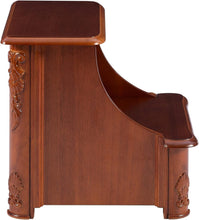Load image into Gallery viewer, Compact Woodbury Mahogany Step Stool with Hidden Storage - Bedroom Elegance