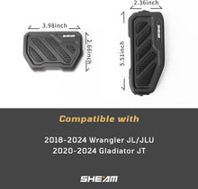 Load image into Gallery viewer, Weatherproof Non-Slip Brake Pedal Covers for Wrangler JL &amp; Gladiator JT - 2 PCS