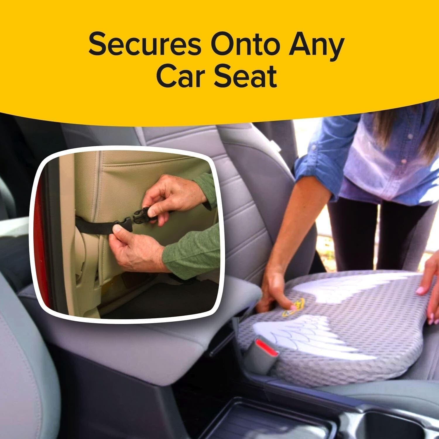 Advanced Memory Foam Seat Cushion – Promotes Posture & Comfort on the Road