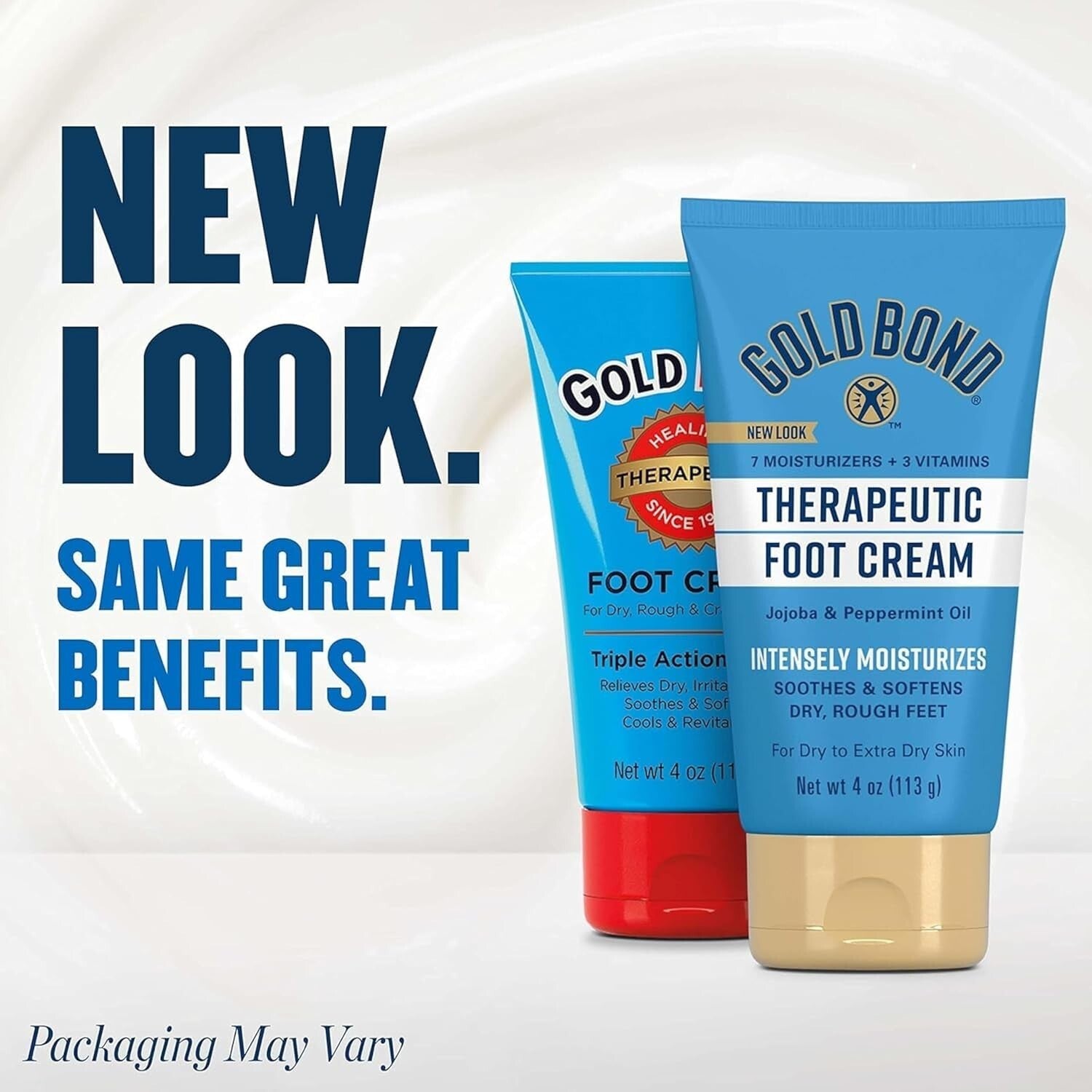 Quick Absorbing Foot Cream with Urea - 4 Oz Tube, Set of 6 for Daily Care