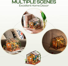 Load image into Gallery viewer, Exquisite 1:24 Scale Mini Dollhouse Kit with LED - Holiday &amp; Birthday Gift
