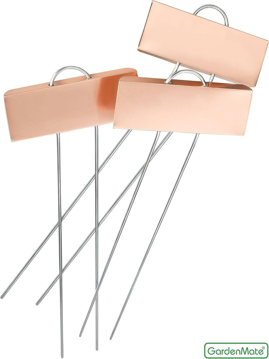 Premium Weatherproof Copper Plant Labels - 100 Durable Labels for Garden Use