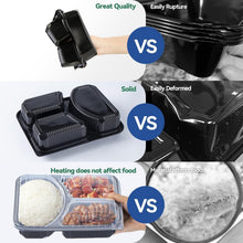 Load image into Gallery viewer, Professional-Grade 40 BPA-Free Meal Prep Containers – 38oz for Portion Control