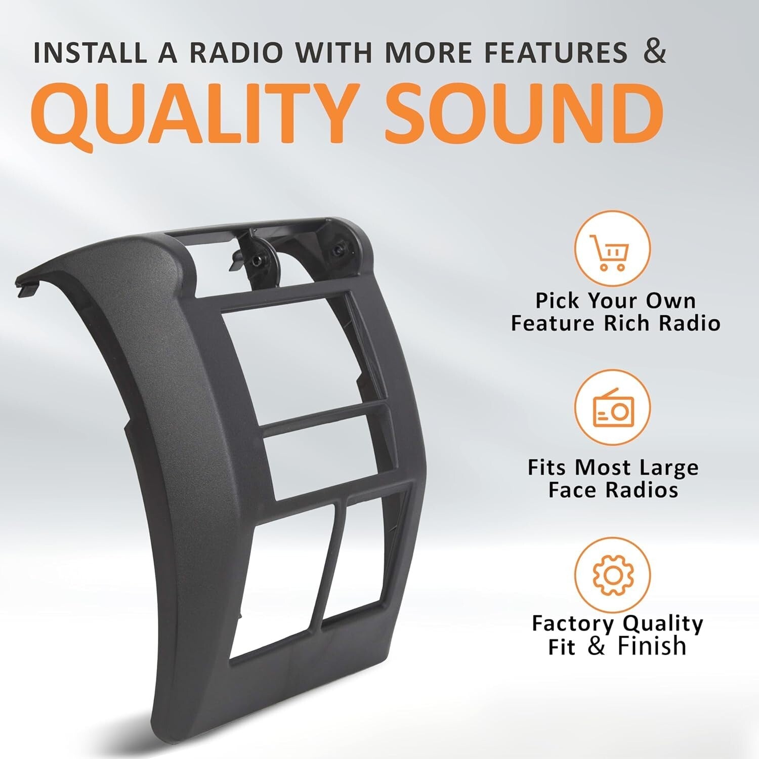 1997-2002 Jeep Wrangler TJ Double Din Dash Install Kit with Brackets & Harness