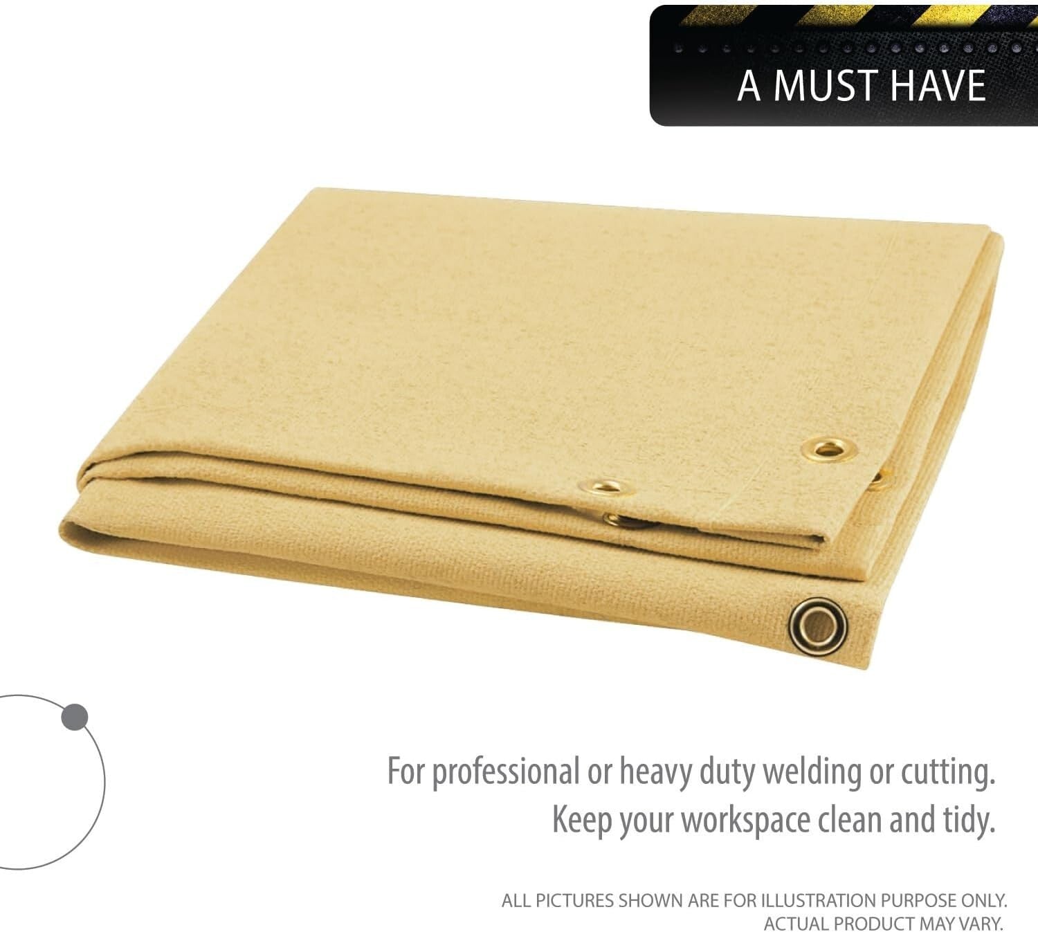 Multi-Purpose Fire Shield Blanket Set - Fireproof Welding Protection 2 Pack