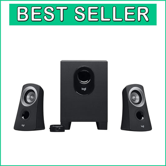 Dynamic 2.1 Multimedia Speakers with 3.5mm Inputs - Perfect for Home & Gaming