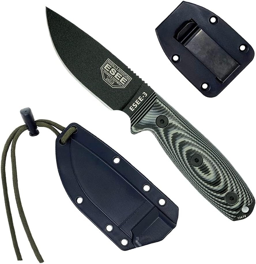 All-In-One Carving Tool: 3 Fixed Blades with G10 Handle and Lifetime Guarantee