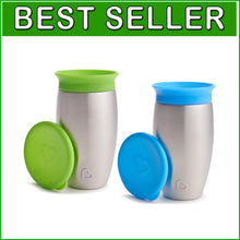 Load image into Gallery viewer, Blue/Green Miracle Insulated 360 Sippy Cup - Perfect for Active Toddlers