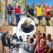 Load image into Gallery viewer, Lightweight BTE Personal Sound Amplifier Set - USB Rechargeable, All-Day Comfort