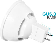 Load image into Gallery viewer, Energy Efficient 6.5W MR16 LED Spotlight Bulbs, 500 Lumens, Bright White 6-Pack