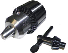 Load image into Gallery viewer, Heavy Duty Alloy Steel Drill Chuck: 1/32"-5/8" with Easy Installation Kit