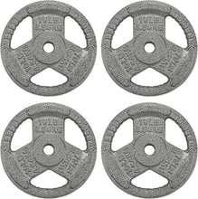 Load image into Gallery viewer, Durable Cast Iron Olympic Weight Plates - 10lbs Set of 4 for Strength Training