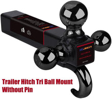 Load image into Gallery viewer, Versatile 3-in-1 Trailer Hitch Mount with 1-7/8", 2", 2-5/16" Balls &amp; Tow Hook