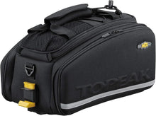 Load image into Gallery viewer, MTX Trunk Bag EXP with Expandable Panniers - Large Capacity Black Bike Storage