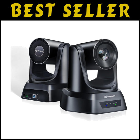 High-Definition 1080P PTZ Camera with 20X Zoom for Seamless Streaming & Lectures