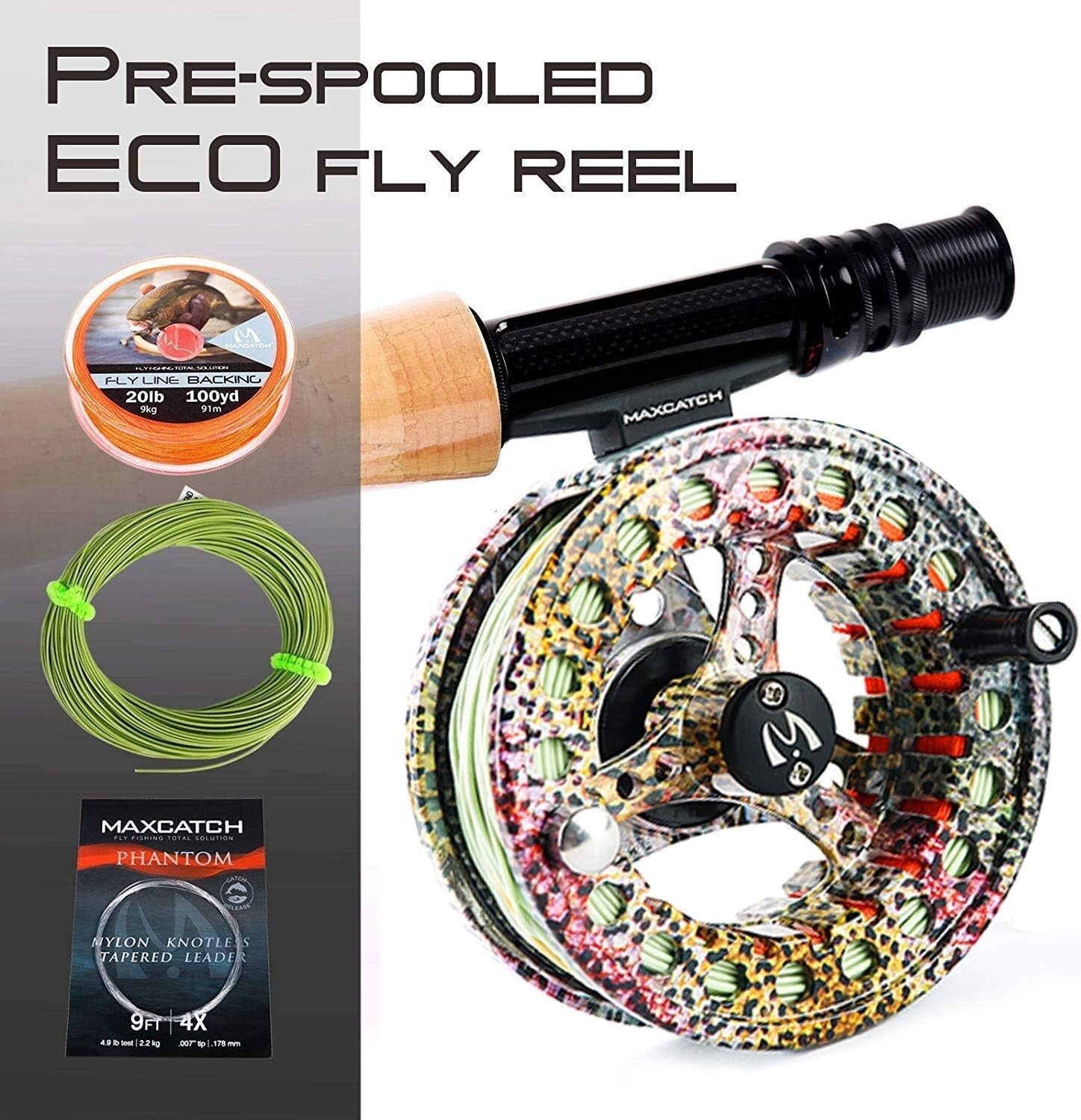 Easy-to-Use Fly Fishing Reel with Teflon Disc Drag - Great for All Skill Levels