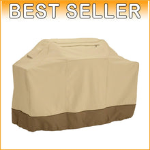 Load image into Gallery viewer, 58-Inch Durable BBQ Grill Cover with Stylish Design - Zipper &amp; Buckle Closure