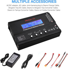 Load image into Gallery viewer, Multi-Functional Lipo Battery Charger: 1-6S Balance, Fast Charging, Safety Fe...