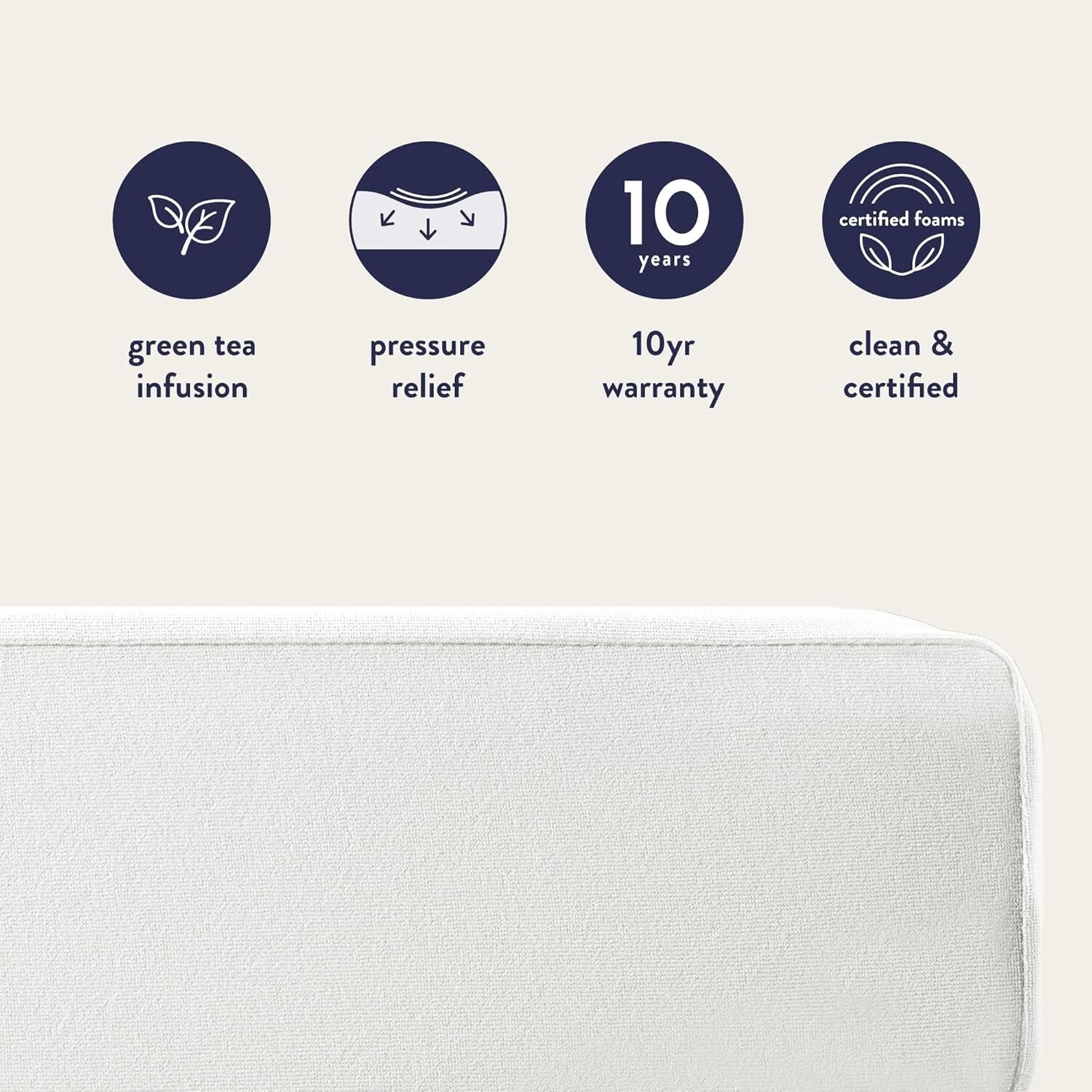 6-Inch Bed-in-A-Box Memory Foam Twin XL Mattress with Green Tea Infusion