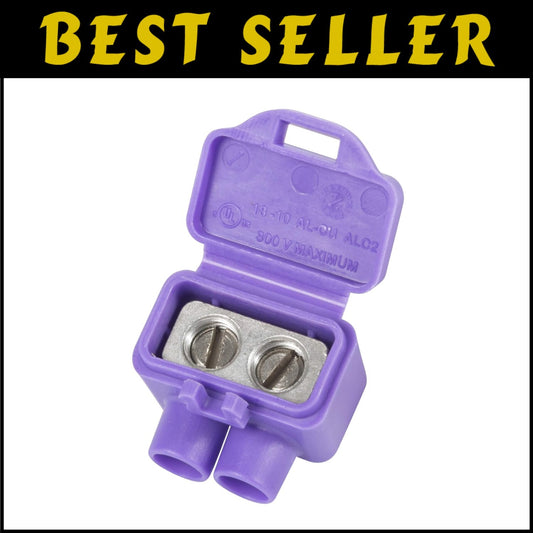 Cost-Effective 25-Pack Purple AlumiConn Connectors for Aluminum Wiring Repairs