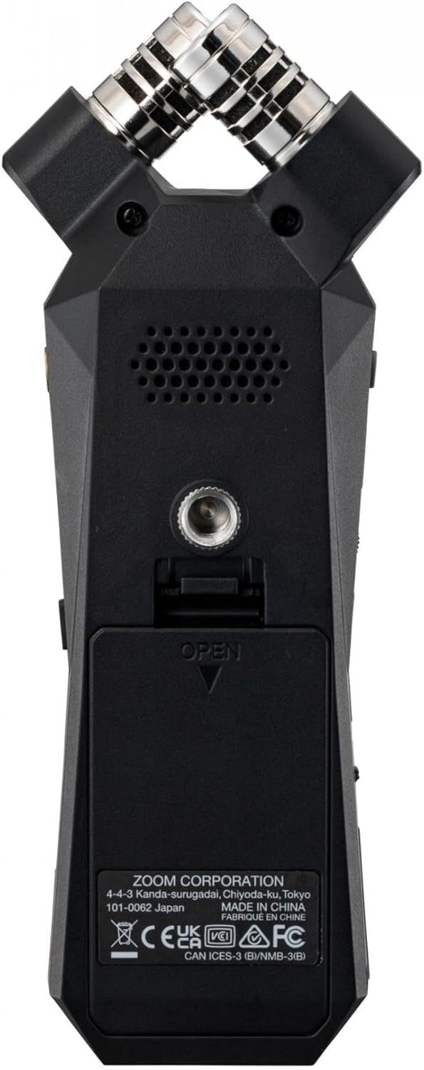 Versatile Stereo Handy Recorder with 32-Bit Float & Audio Guidance for All Users