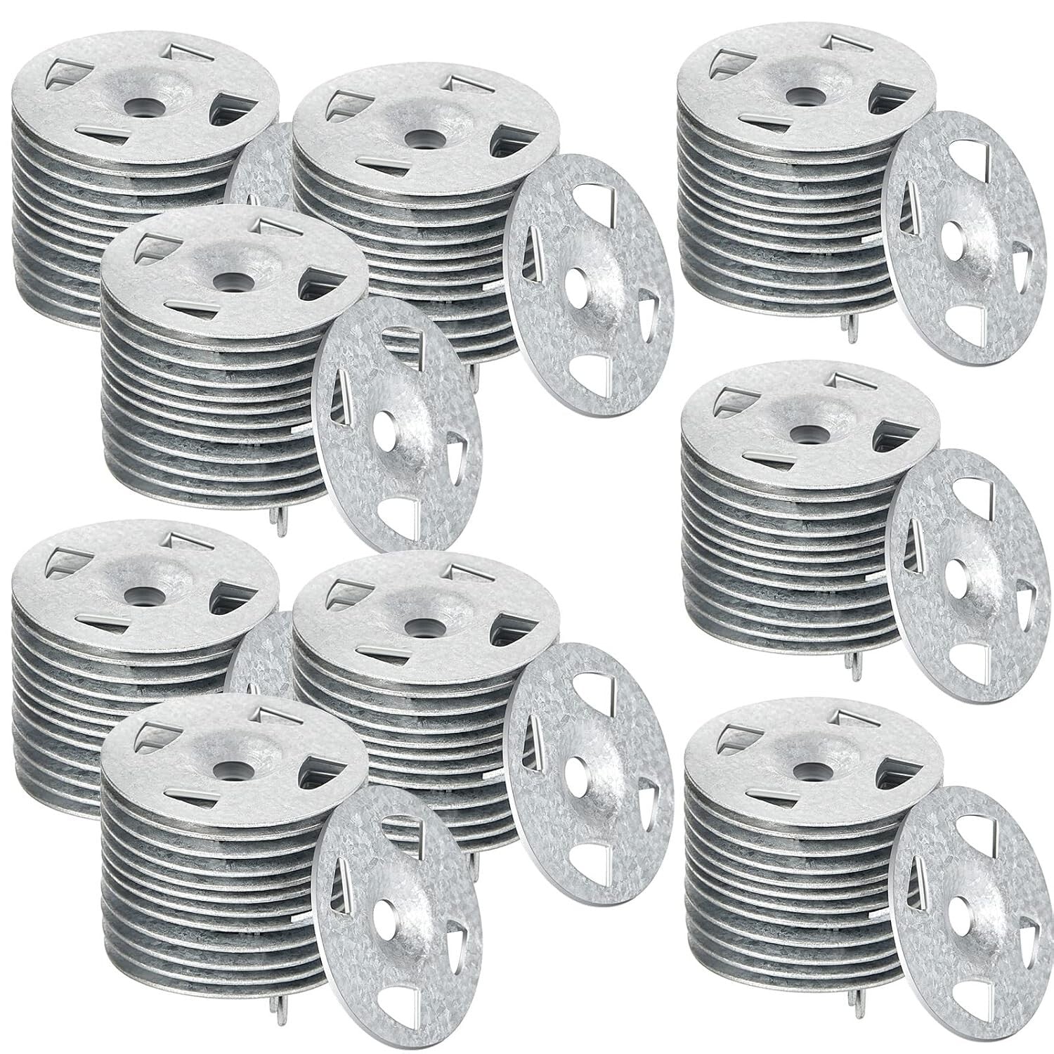 Durable 1-1/8 Inch Galvanized Steel Washers – Pack of 1000 for Installations