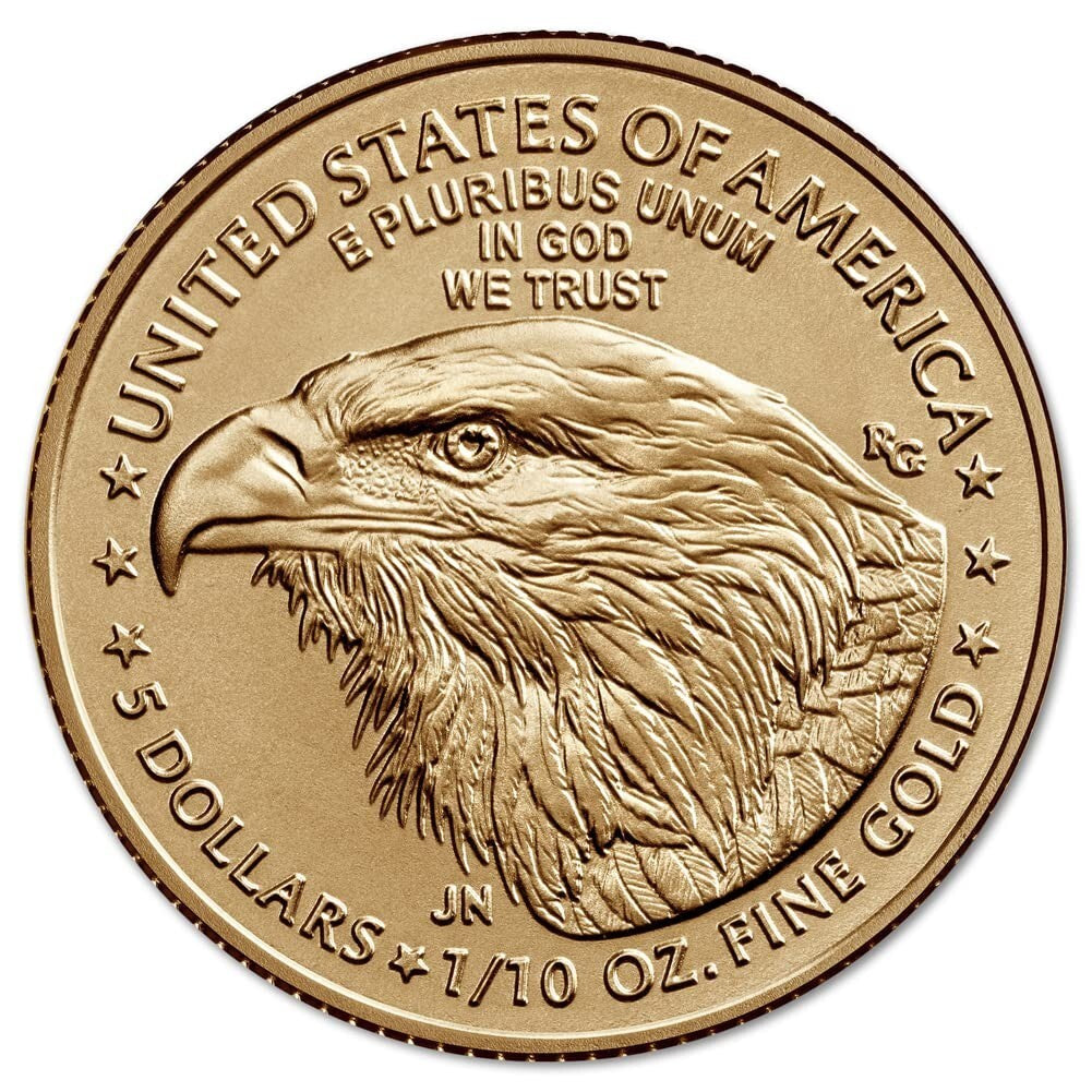 2024 1/10 oz American Gold Coin - Brilliant Uncirculated with Rich Gold Tint