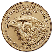 Load image into Gallery viewer, 2024 1/10 oz American Gold Coin - Brilliant Uncirculated with Rich Gold Tint