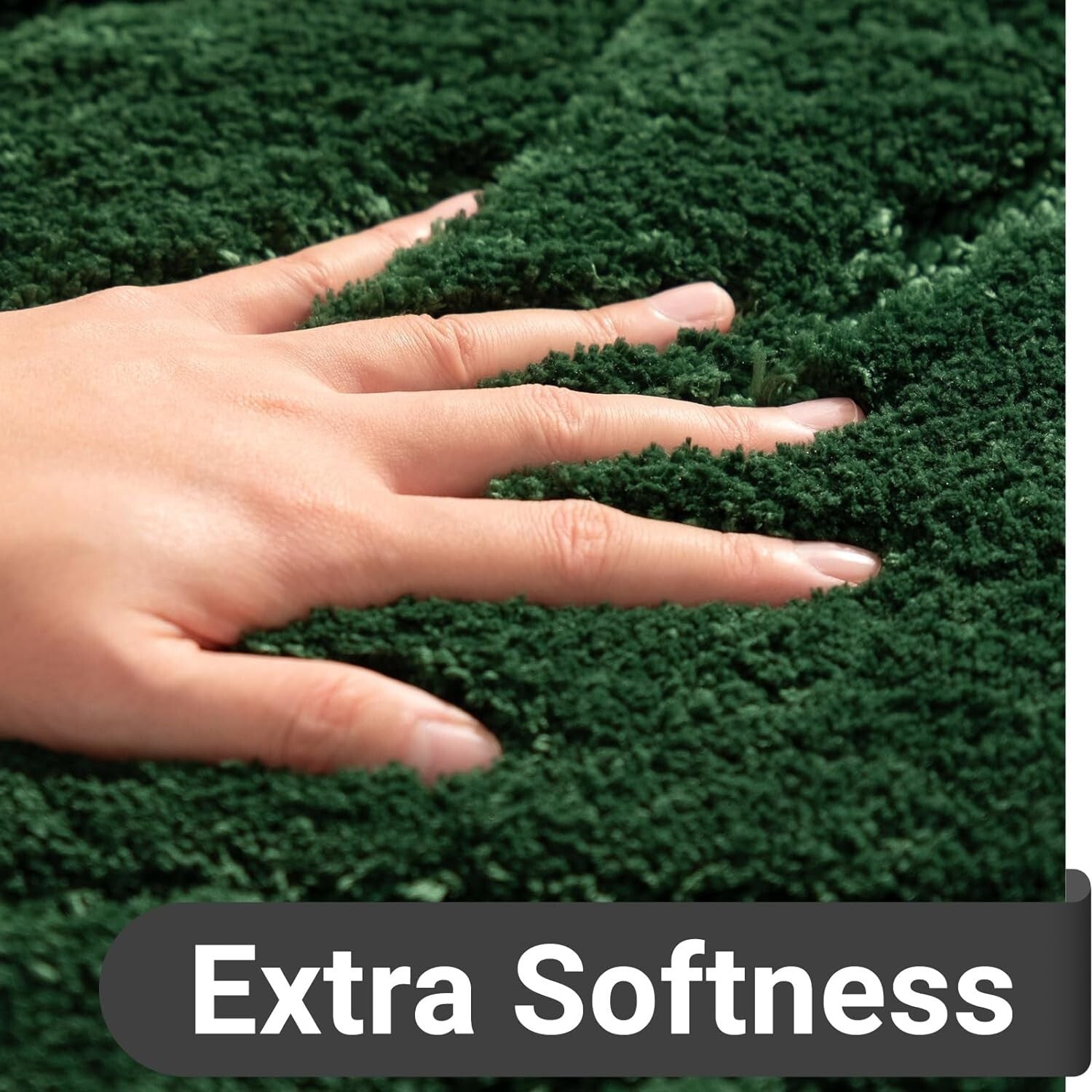 Extra Long Non-Slip Bathroom Runner Rug - 24 x 72 Inches, Machine Washable