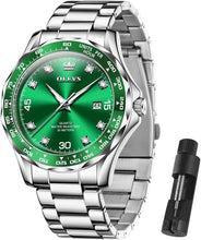 Load image into Gallery viewer, Premium Men's Watch: 30M Waterproof Big Dial with Stylish Stainless Steel Band