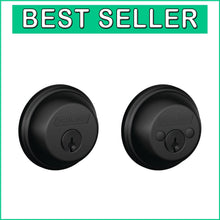 Load image into Gallery viewer, ANSI Grade 1 Matte Black Double Cylinder Deadbolt for Top Security Solutions