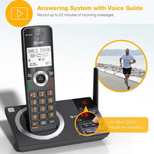 Load image into Gallery viewer, Long-Range 4-Handset Cordless Home Phone with Smart Call Blocker &amp; Speakerphone