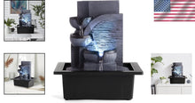 Load image into Gallery viewer, Stylish Indoor Fountain with LED Light - Perfect for Zen Meditation Spaces