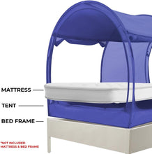 Load image into Gallery viewer, Breathable Mesh Indoor Bed Tent with 4 Doors for Ultimate Privacy - Full Size