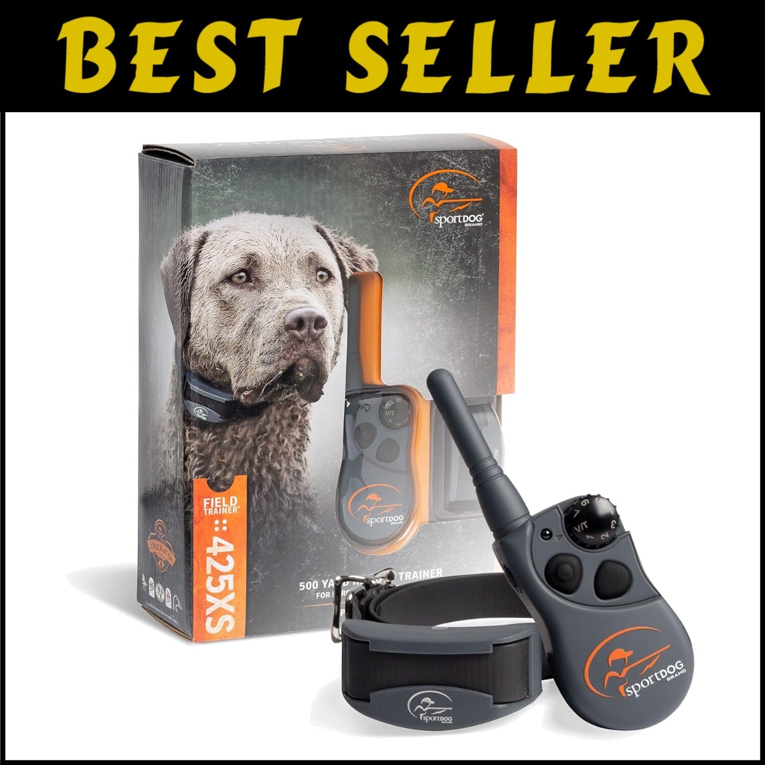 FieldTrainer 425XS Submersible Dog Training Collar - Adjustable for All Breeds