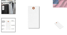 Load image into Gallery viewer, Durable 1000-Pack Blank White Shipping Tags - 4.75" x 2.375" with Metal Eyelet