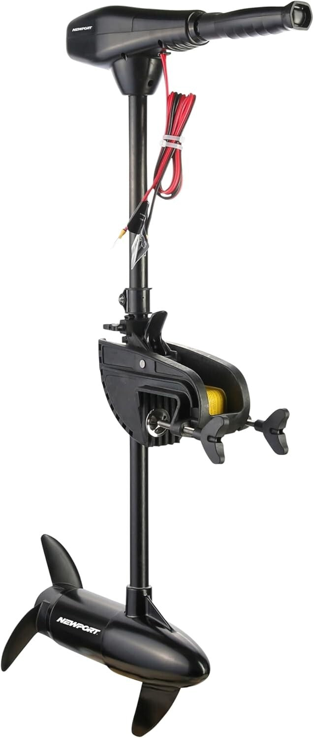 Durable Aluminum Trolling Motor for Saltwater - 30" Shaft & Adjustable Features