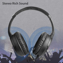Load image into Gallery viewer, 16.4ft Long Coiled Cord Headphones Over-Ear with Volume Control &amp; Stereo Sound