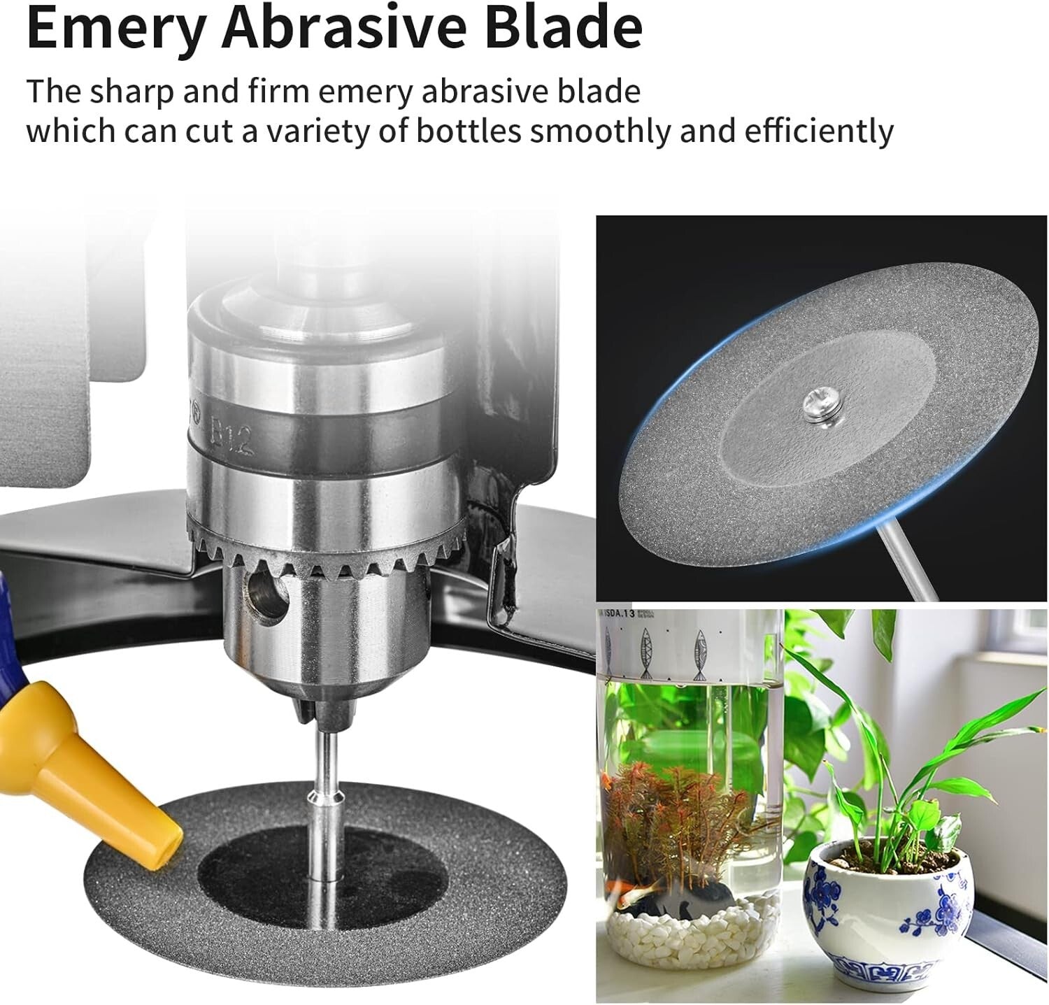 High-Efficiency Electric Bottle Cutter at 6000RPM - Perfect for Crafters